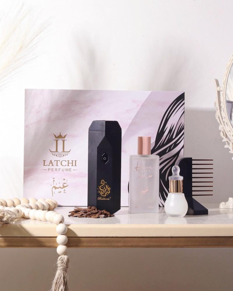 Black incense burner game box - Hair perfume