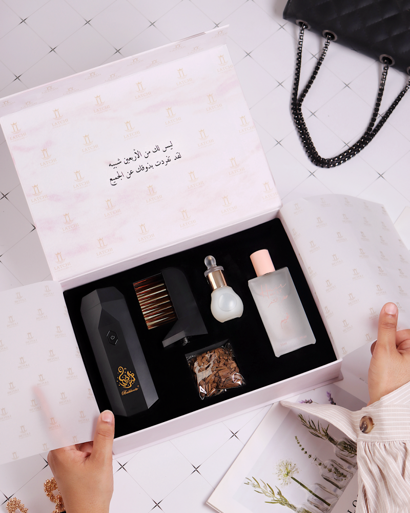 Black incense burner game box - Hair perfume