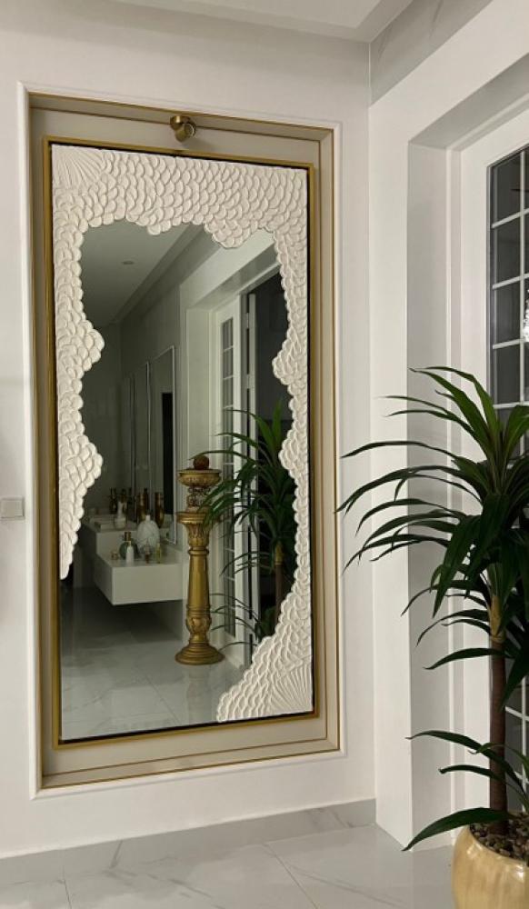 مرايا كلاسيك بتصميم الجبسيات المبتكرة