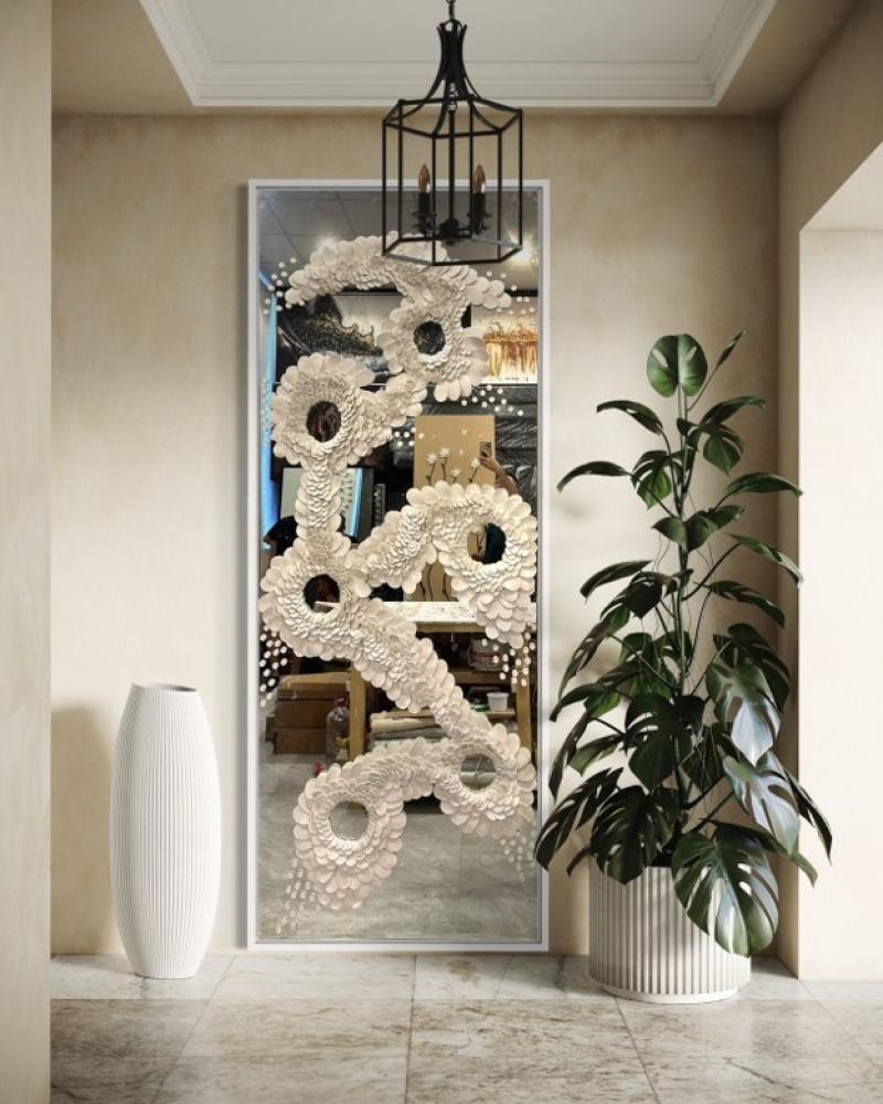 مرايا كلاسيك بتصميم الجبسيات المبتكرة