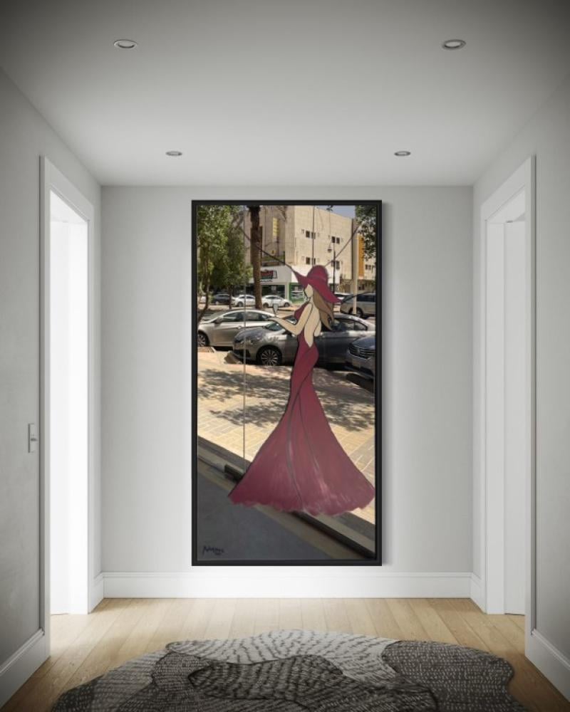 رسم على مرايا كلاسيك