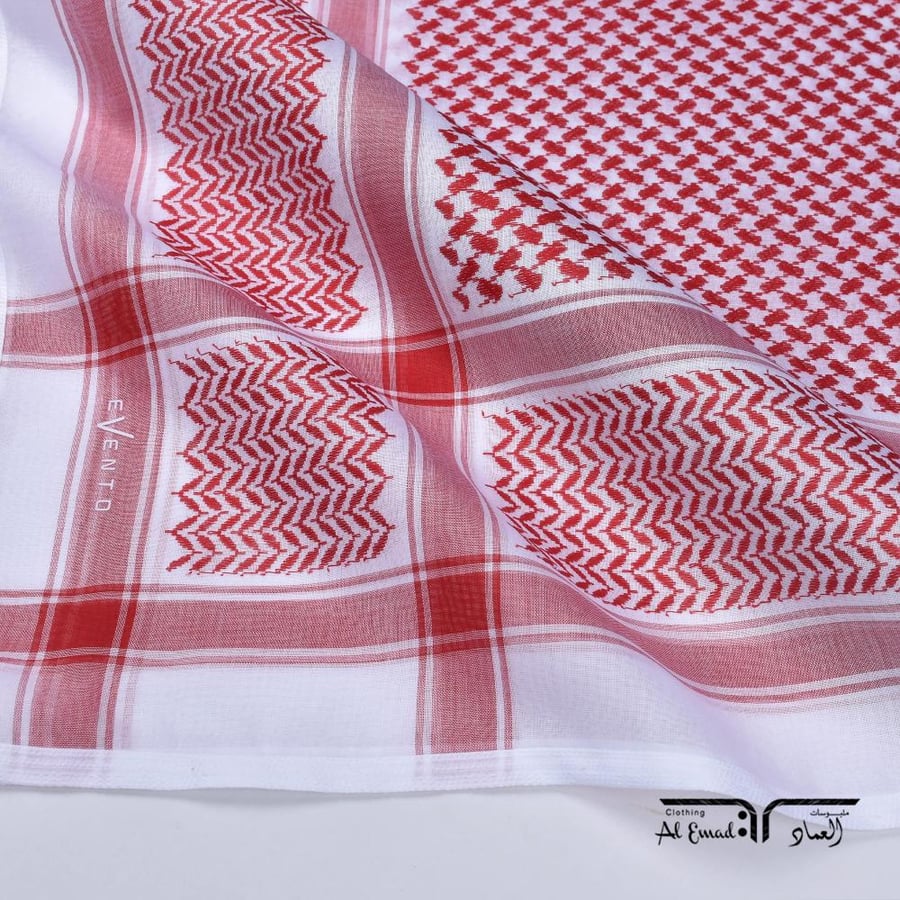 شماغ ايفينتو كلاسيك انجليزي قطن 100%