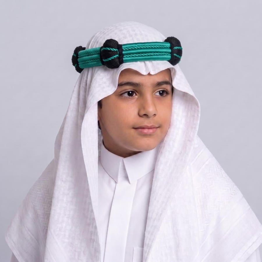 عقال ولادي مقصب أخضر