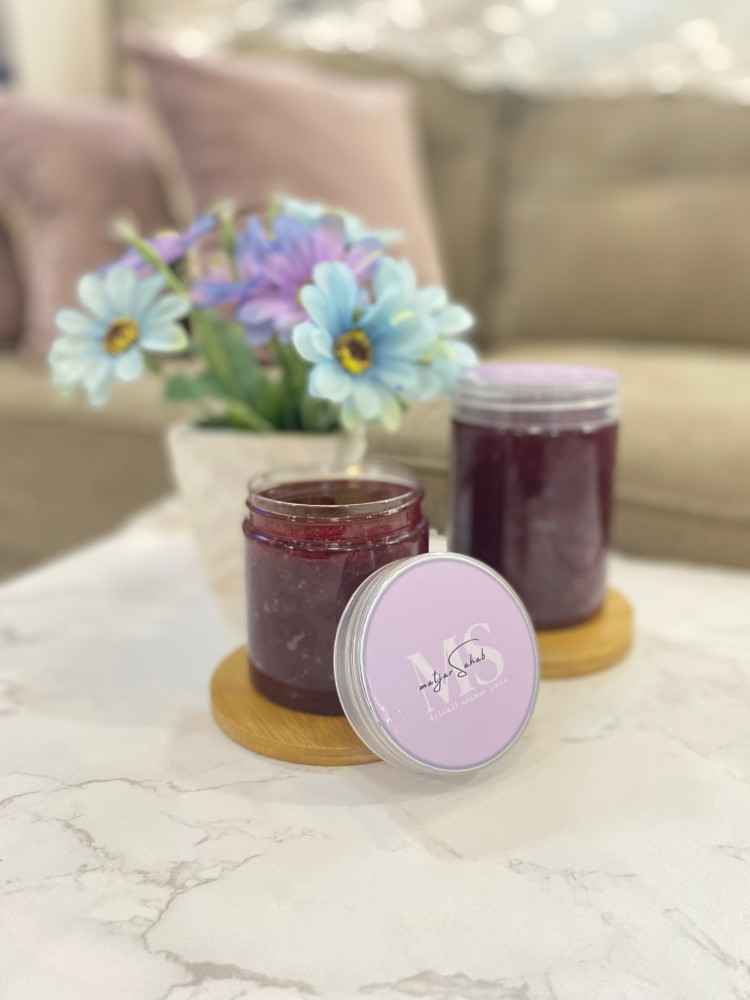 Large size zipper scrub 400 ml