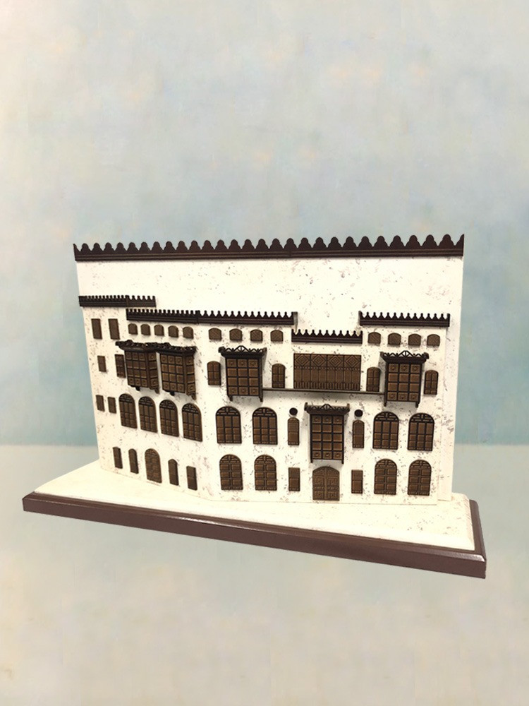 مجسم لإحدى البيوت التراثية