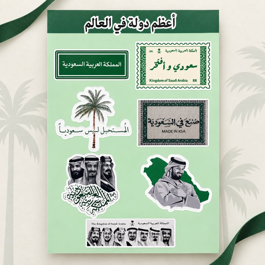 ستيكر شيت اليوم الوطني