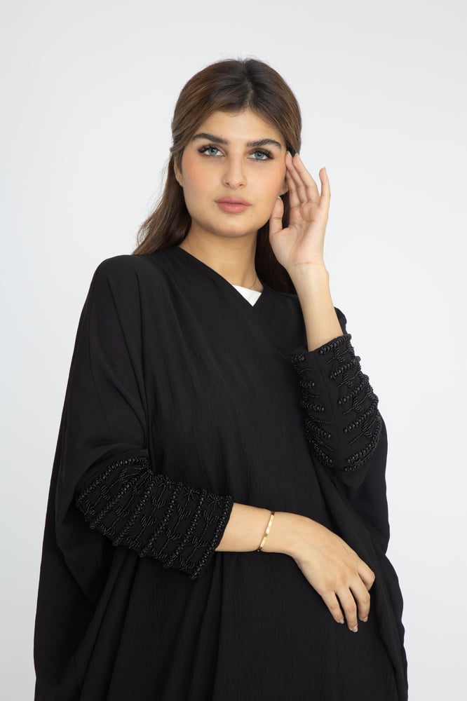عبايه سوده ساده