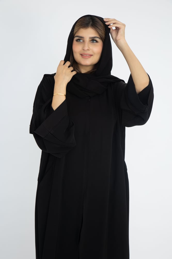 عباية كتف جيوب مخفية-ايف ستايل