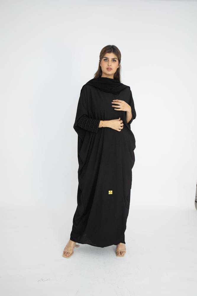 عبايه سوده ساده