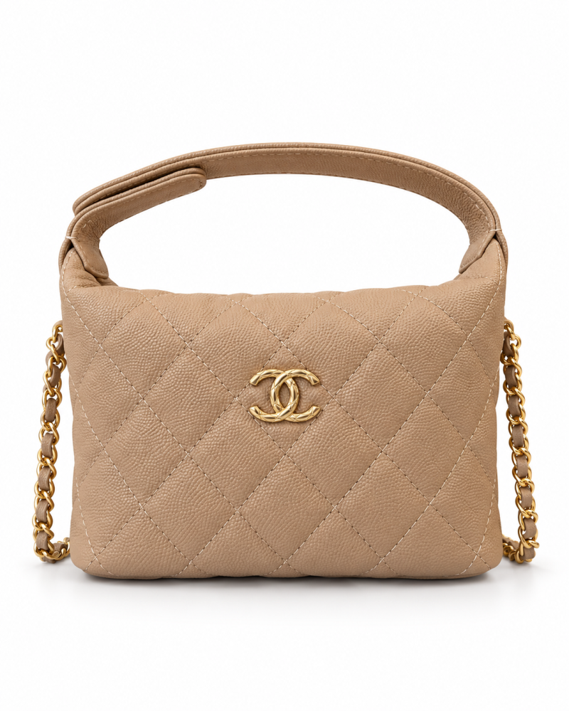 Chanel Quilted Hobo Bag