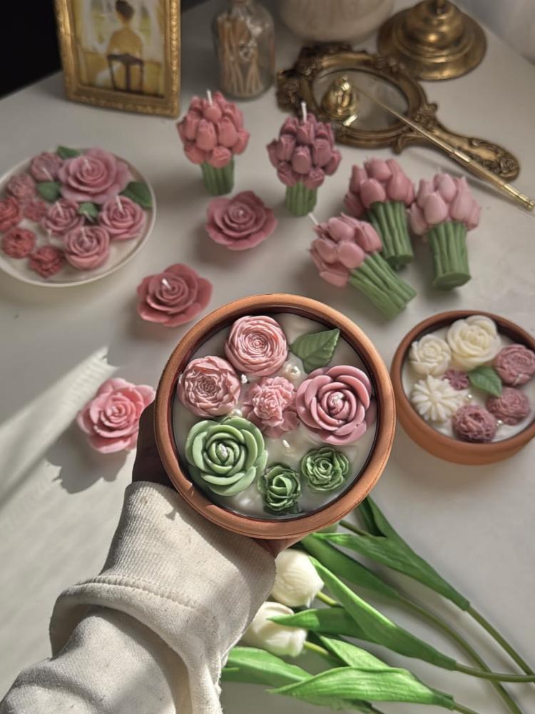 10شمعة فخار