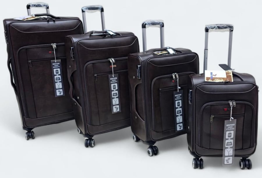 Leather travel bags