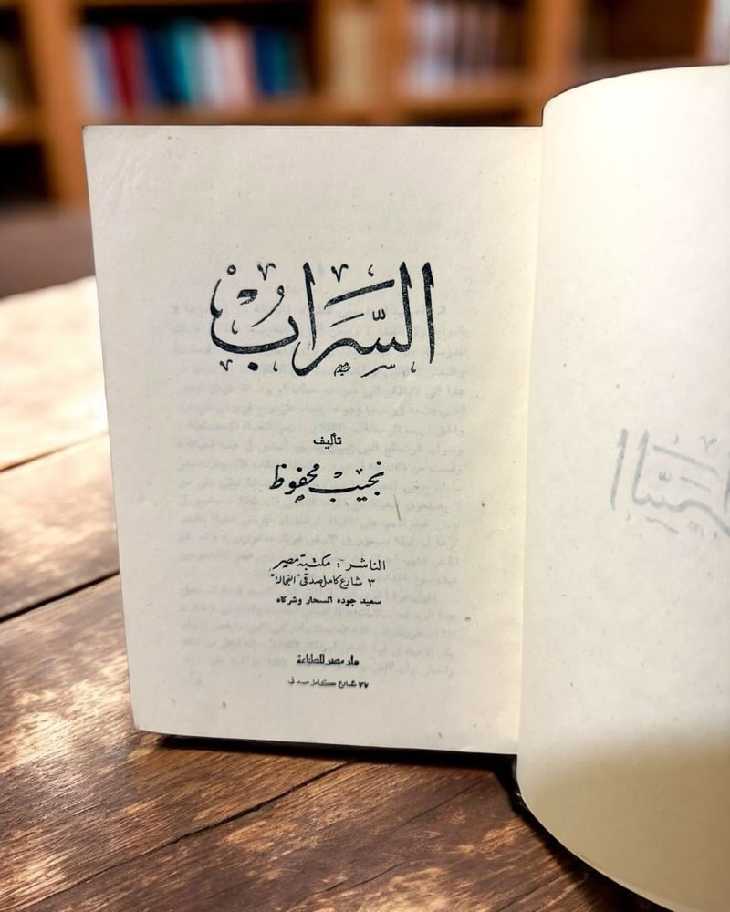 (105) مكتبة مصر: نجيب محفوظ: السراب 1977