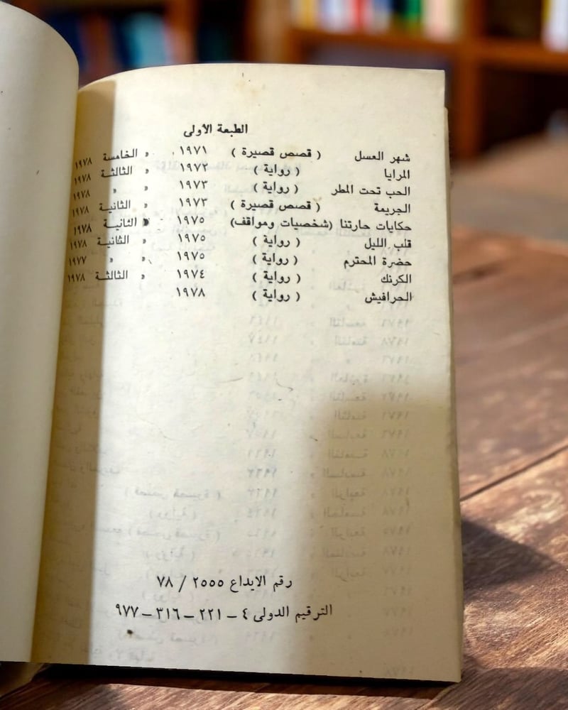 (105) مكتبة مصر: نجيب محفوظ: السراب 1977