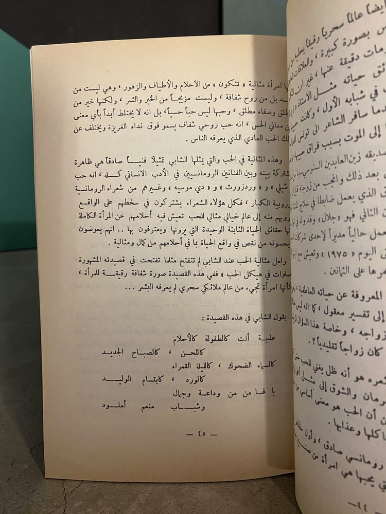 (19) أبو القاسم الشابي شاعر الحب والثورة لرجاء النقاش