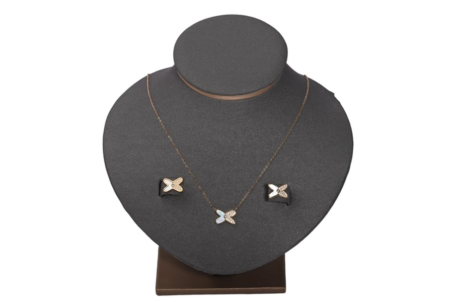 Half a steel zircon set