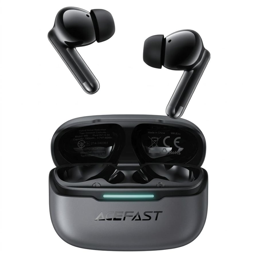 سماعات أذن لاسلكية W5 (ACEFAST W5) بعزل ضوضاء 45dB وبطارية 30 ساعة