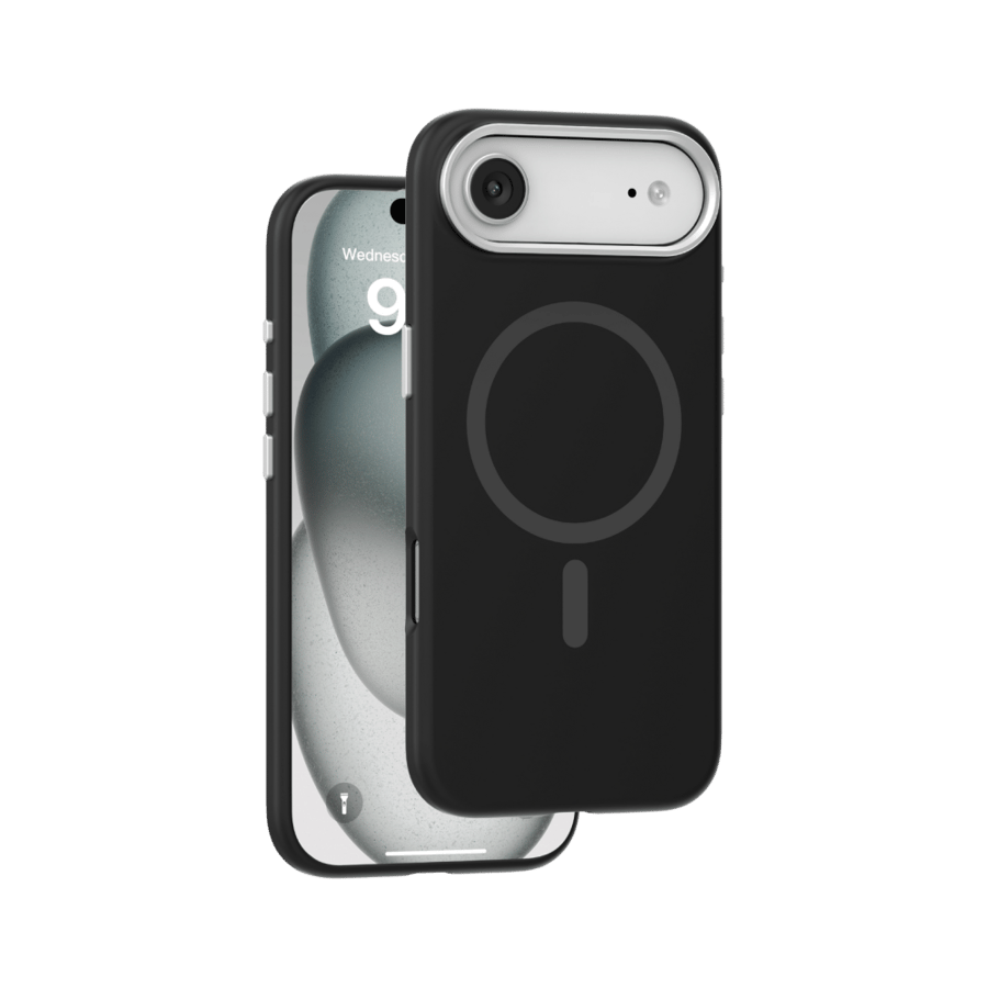 xonda - غلاف حماية PURE سليكون للأيفون 17 اير - أسود
