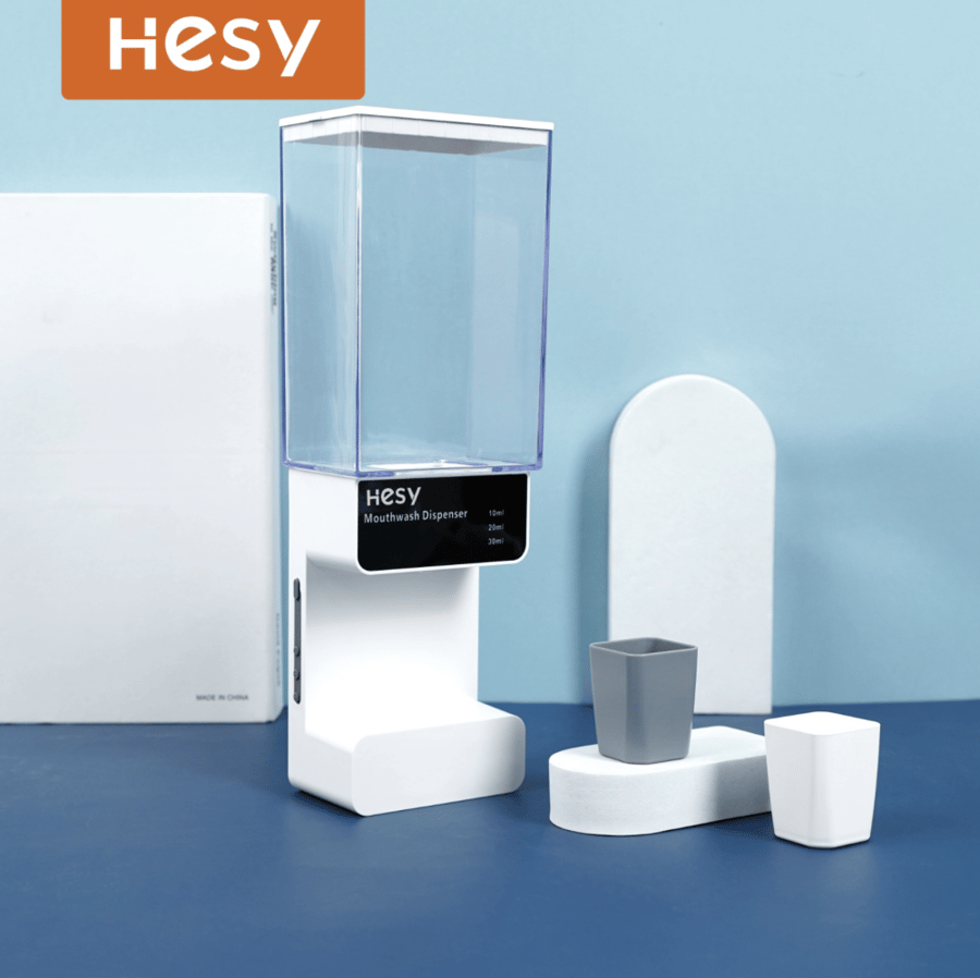 Hesy - جهاز غسول الفم الذكي بسعة 650 مل - أبيض