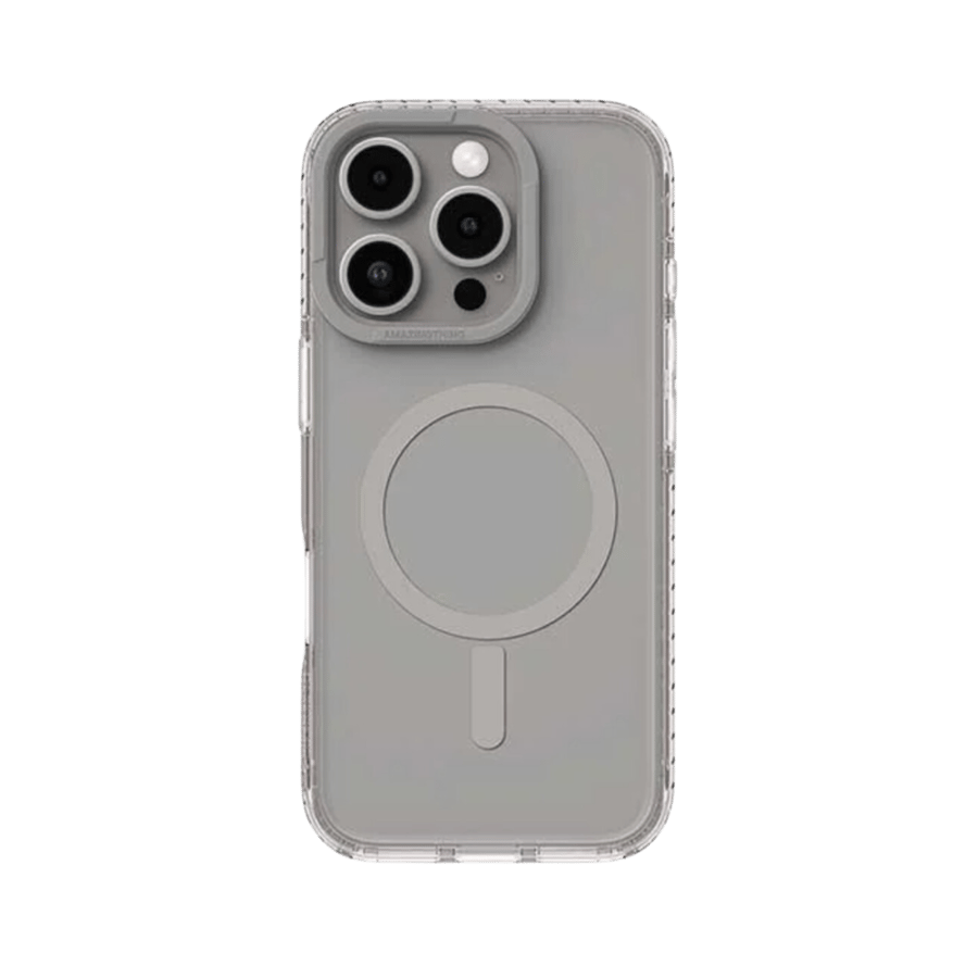 AMAZINGthing - غلاف حماية TITAN PRO للايفون 16- رمادي