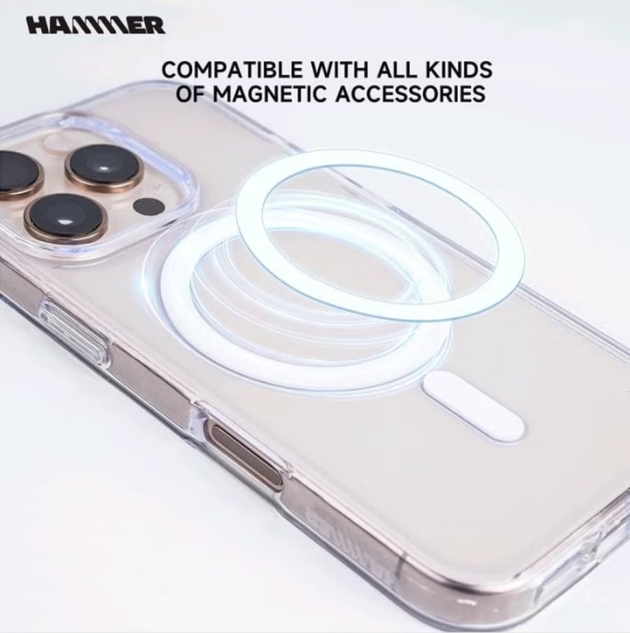 HAMMER - بكج حماية متكامل للايفون بضمان ذهبي للايفون 16