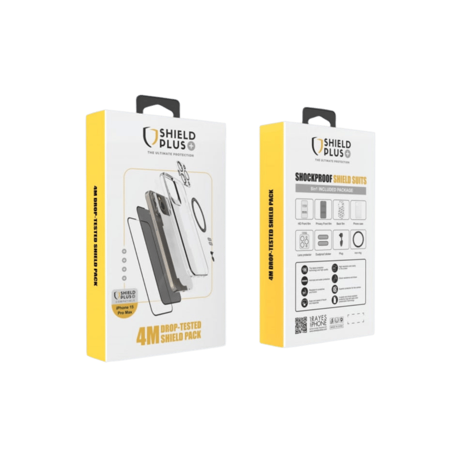 SHIELD PLUS - بكج حماية 8in1 للايفون