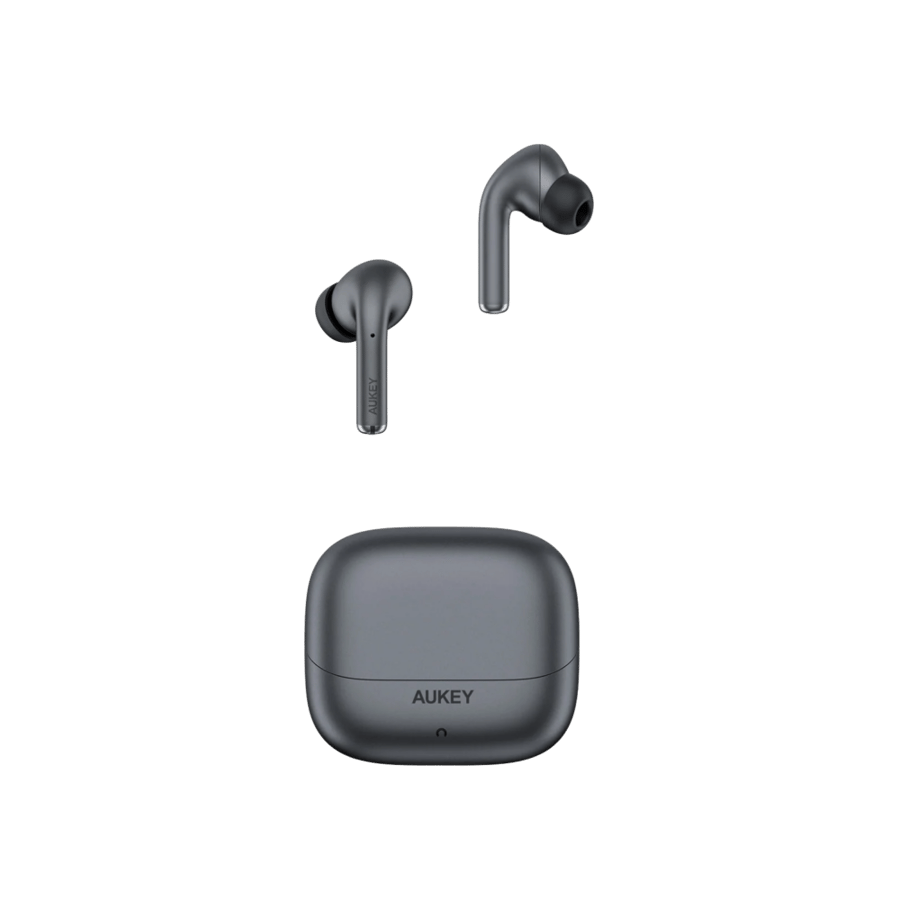 AUKEY - سماعة أذن لاسلكية Beyond ANC PRO مع عزل الضوضاء بطارية 25 ساعة - رمادي