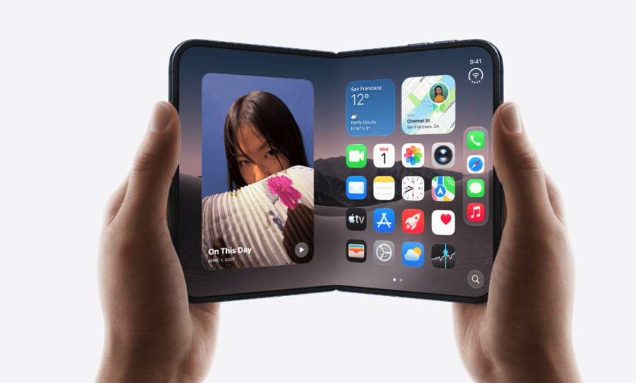 APPLE - ايفون دو القابل للطي بحجم 7.6 انش - سماء الليل
