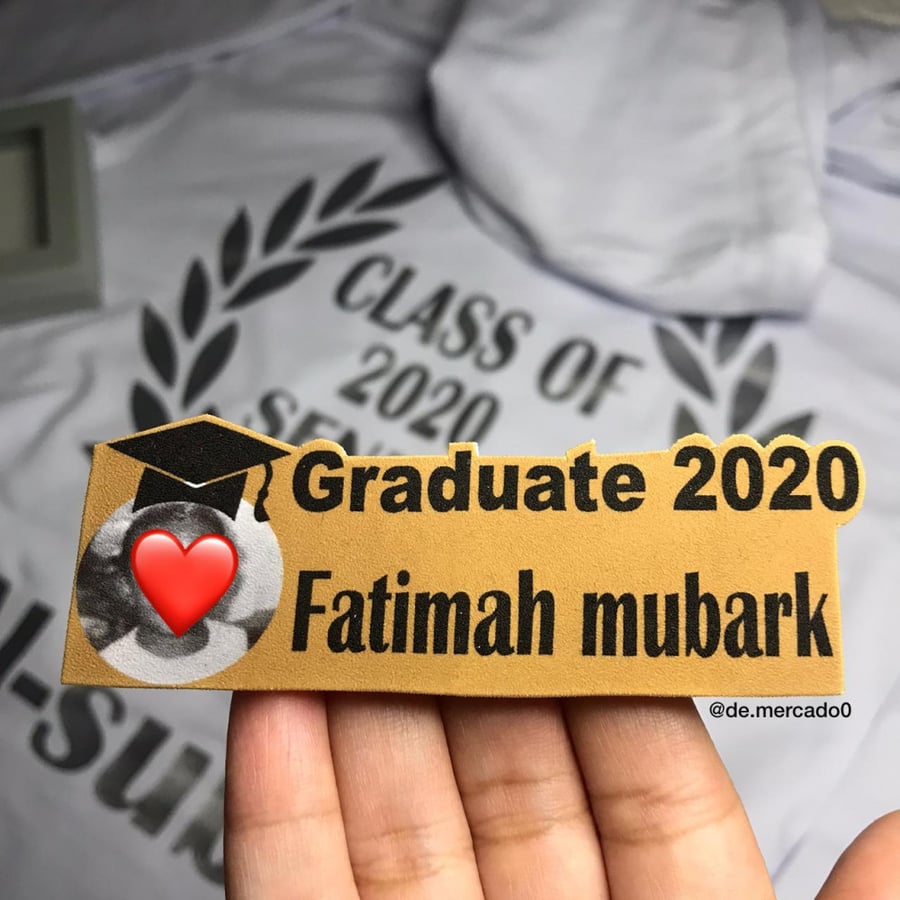 بروش تخرج صوره مع اسم حسب طلبك