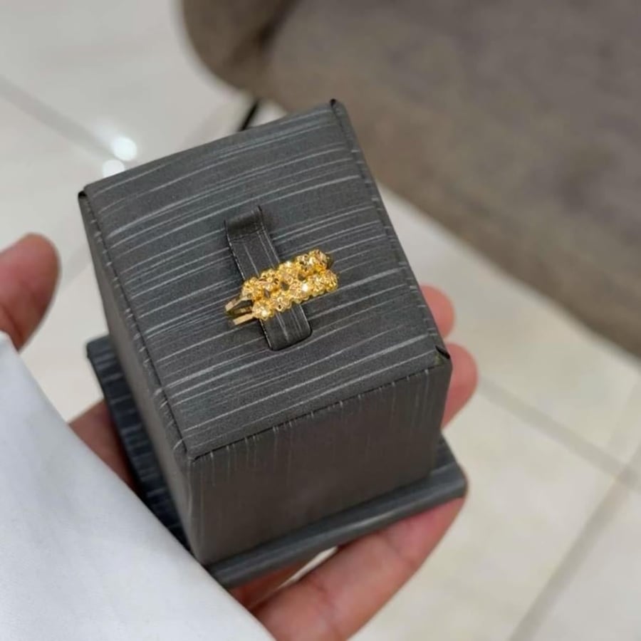 خاتم ناعم ذهب خالص عيار 21