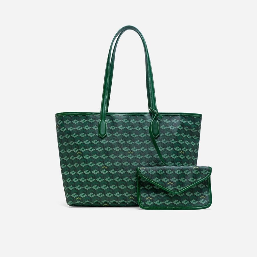 RUSSO  large MONOGRAM TOTE BAG