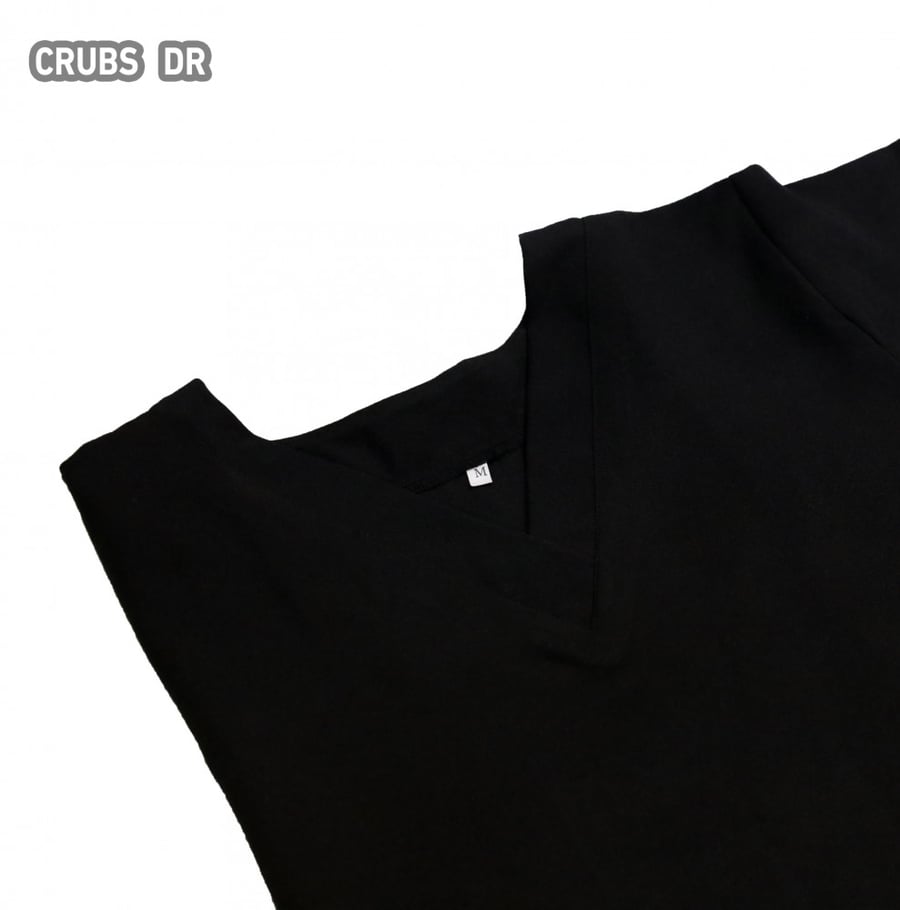 طقم سكرب  بشعارنا الخاص black | Scrub set with our own logo