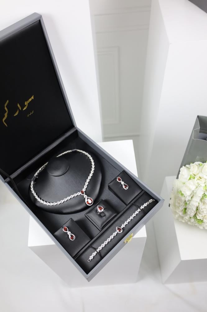 Jewelry set zircon Julia