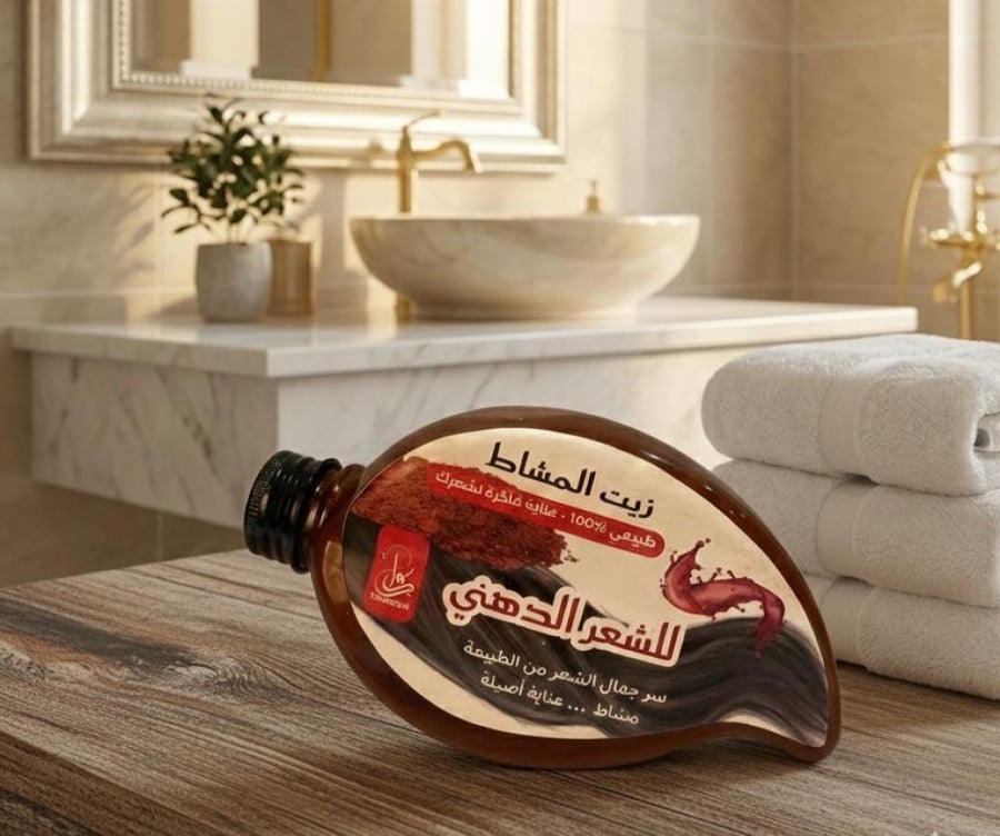 زيت المشاط الأحمر الطبيعي للشعر الدهني 200 مل
