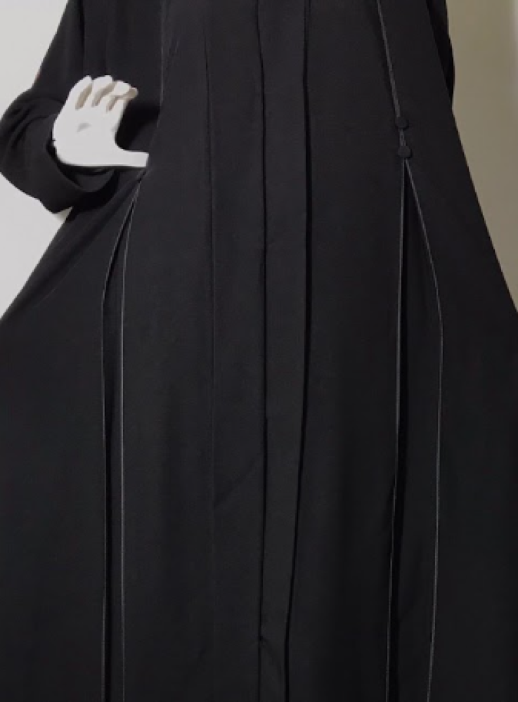 عباية سادة بكسر أمامية