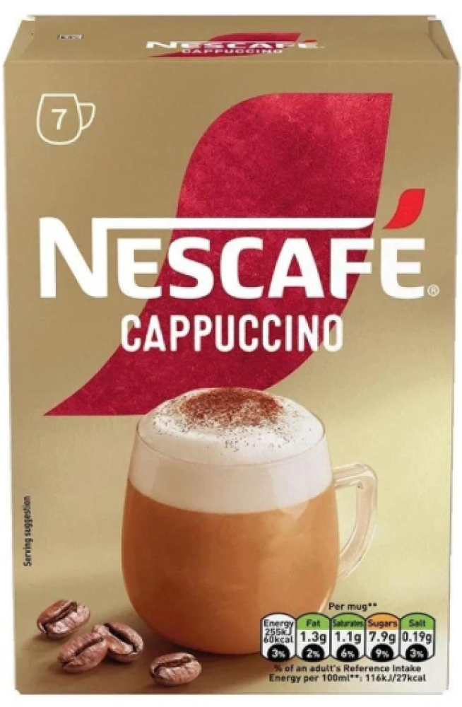 نسكافيه كابتشينو –7 أكياس بريطاني