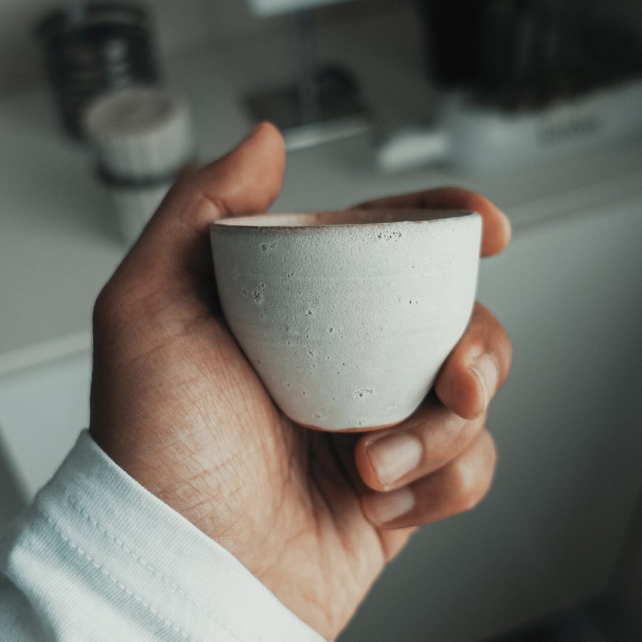 كوب الاسبريسو الفخاري