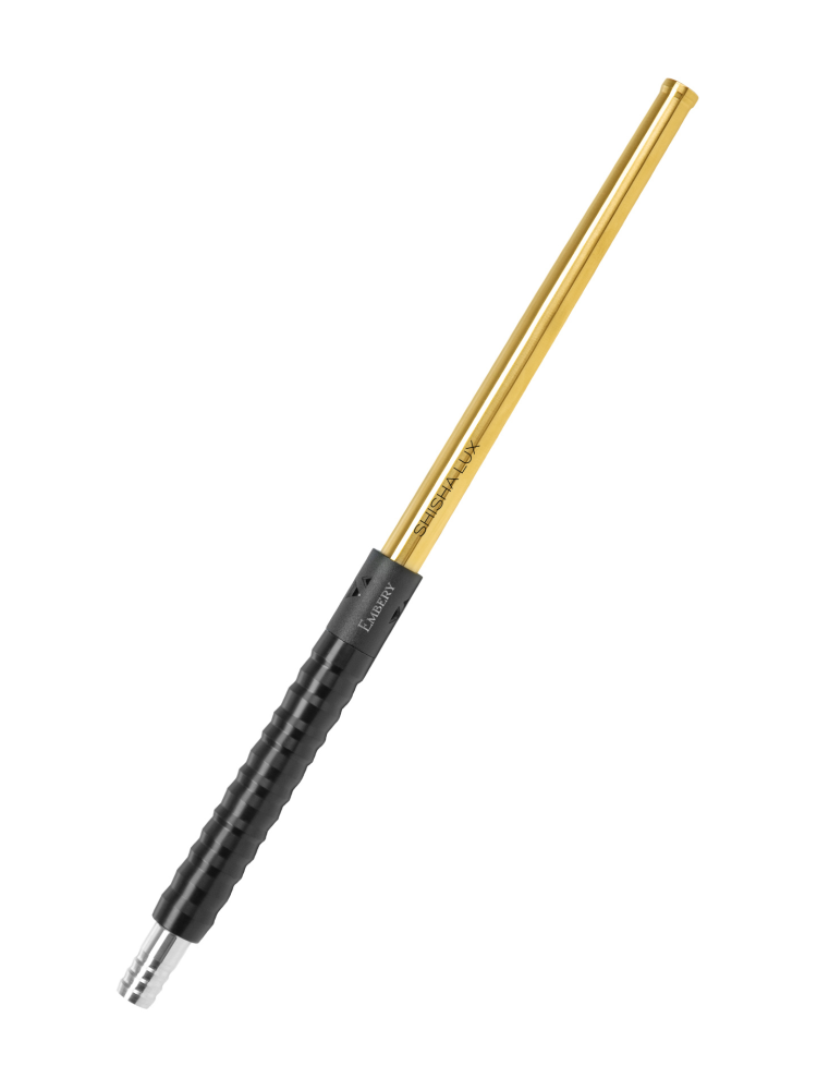 EMBERYASPIUS MOUTHPIECE - SUPREME-GOLD BLACK SHISHALUX