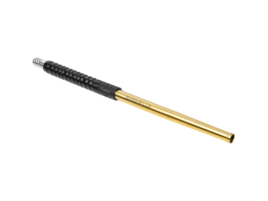 EMBERYASPIUS MOUTHPIECE - SUPREME-GOLD BLACK SHISHALUX
