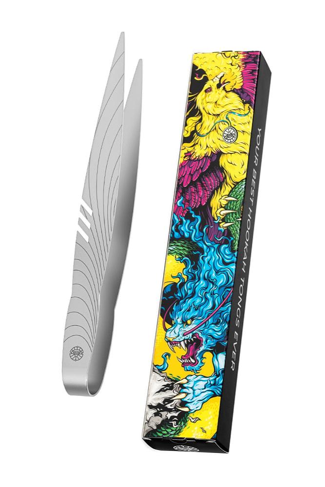 ALPHA HOOKAH - MODEL X TONGS SILVER