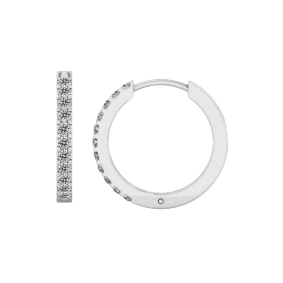 Tennis earrings 2mm