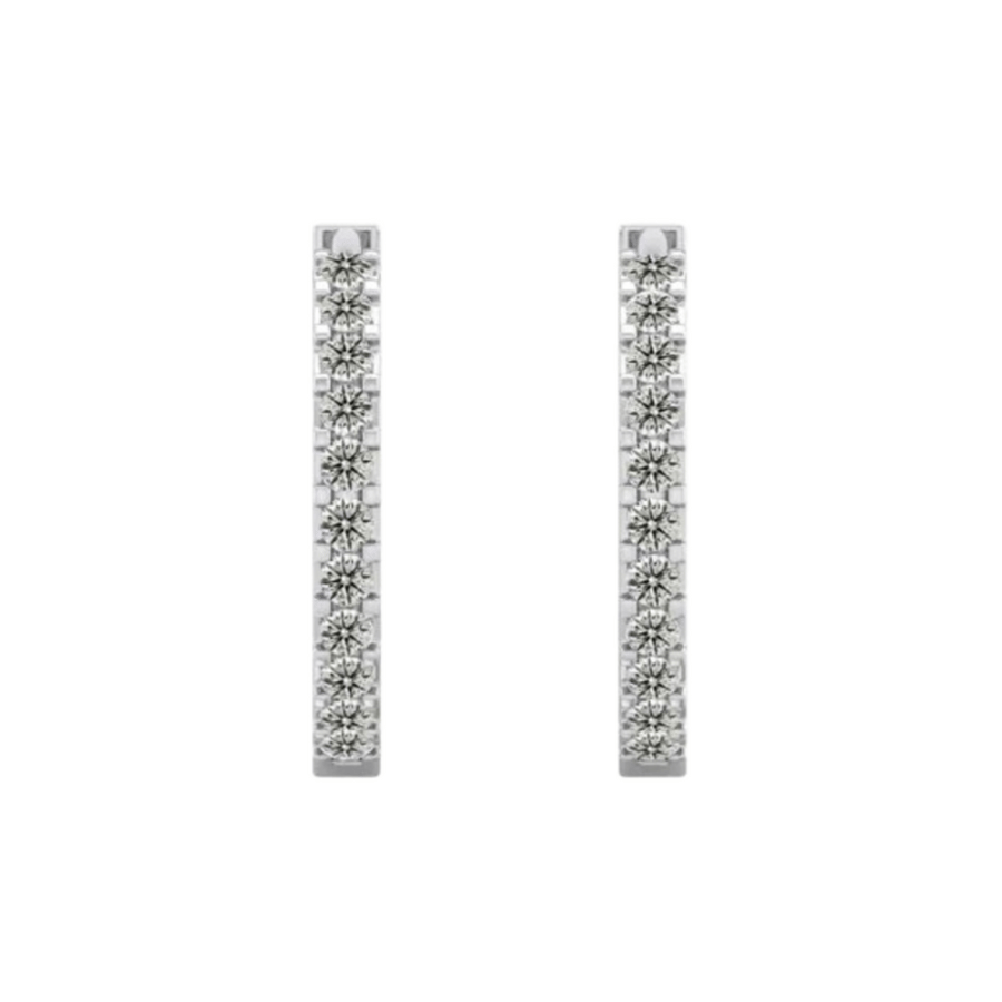 Tennis earrings 2mm