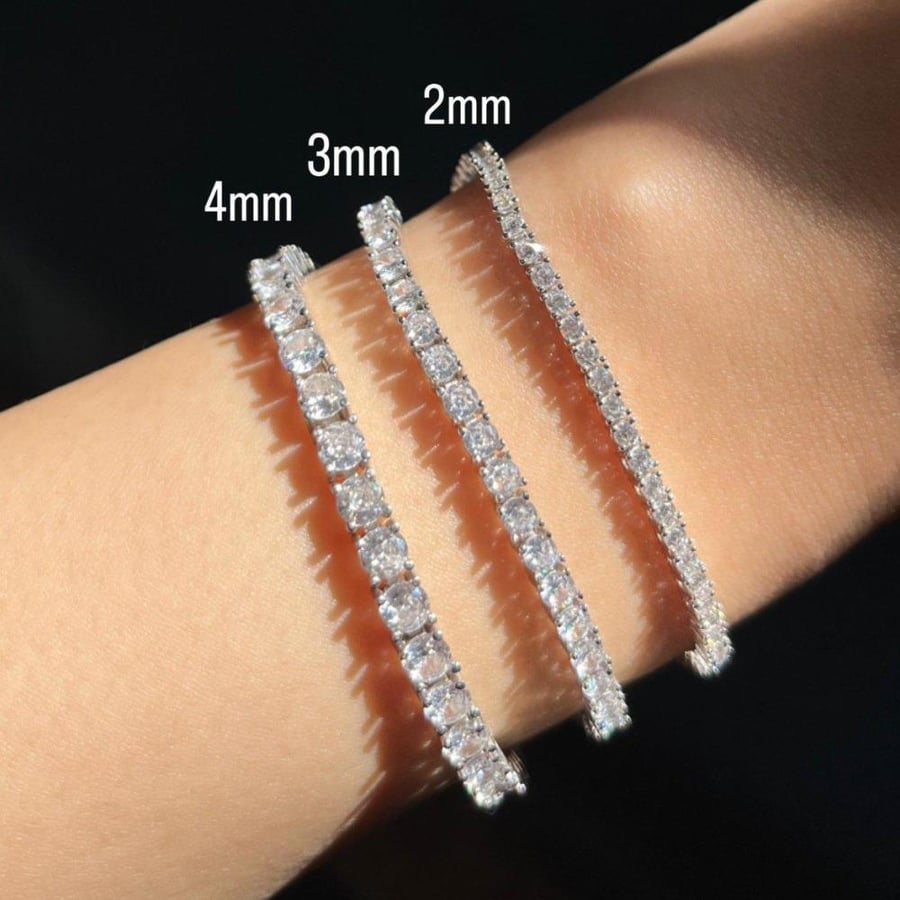 Tennis bracelet size 2mm