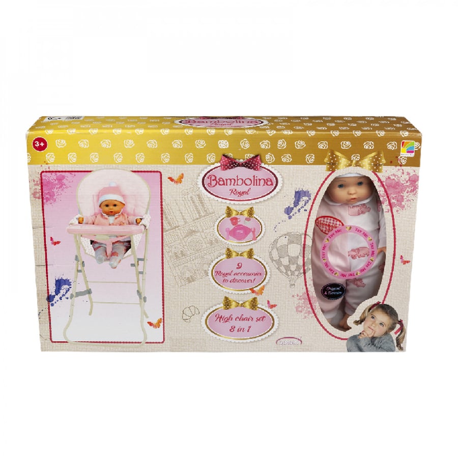 عروسة بامبولينا رويال مع طقم كرسي, ألعاب, Toys, Bambolina,دمية
