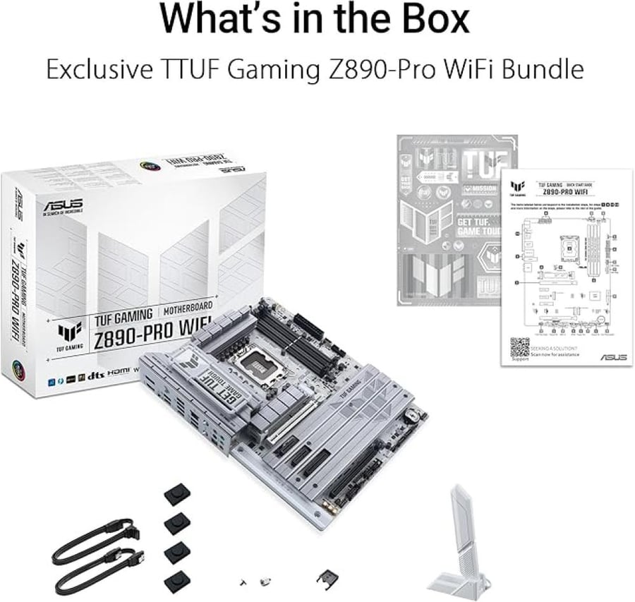 ASUS TUF GAMING Z890-PRO WIFI WHITE Motherboard