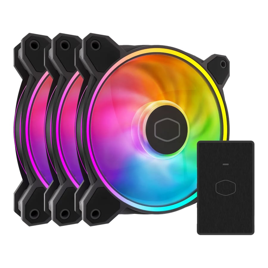 Cooler Master MasterFan MF120 Halo2 3in1 Black: مراوح ARGB عالية الأداء