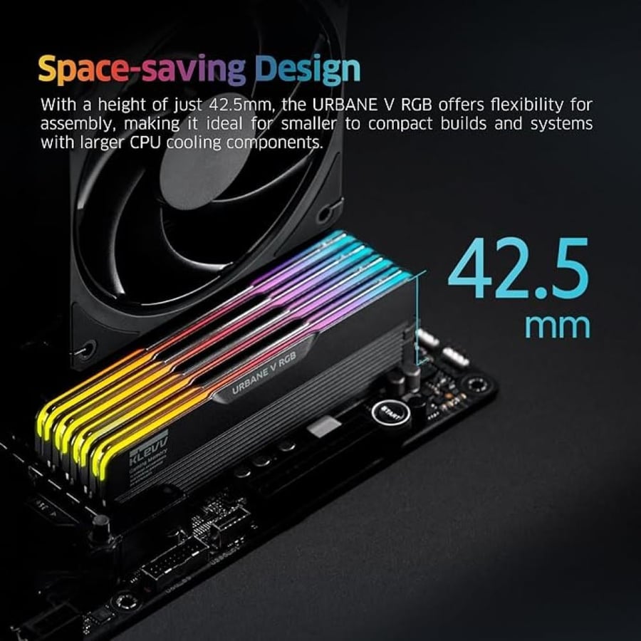KLEVV Urbane V RGB DDR5 32GB (2x16GB) 6400MHz CL30