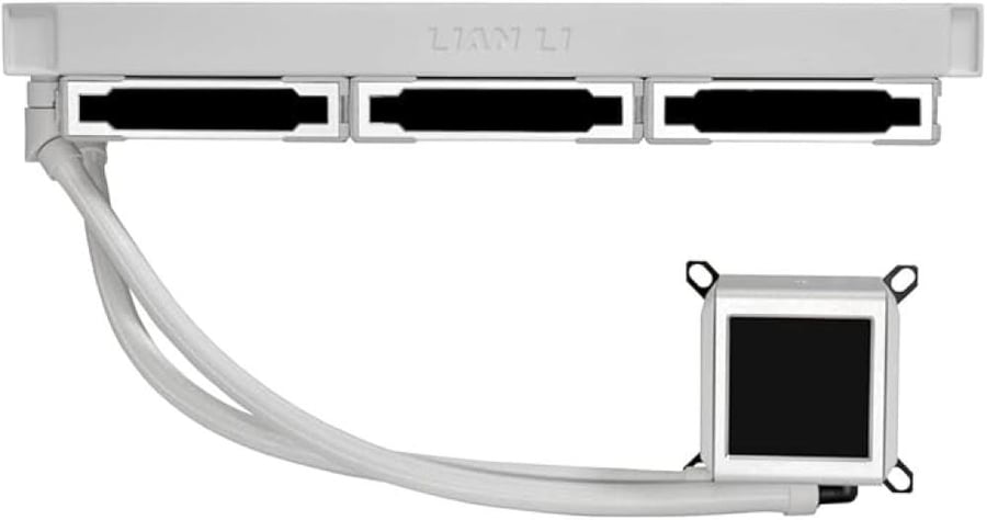 Lian Li Galahad II 360mm ARGB AIO Liquid CPU Cooler - White (15.73" L x 120mm W x 1" H) - Desktop Compatible