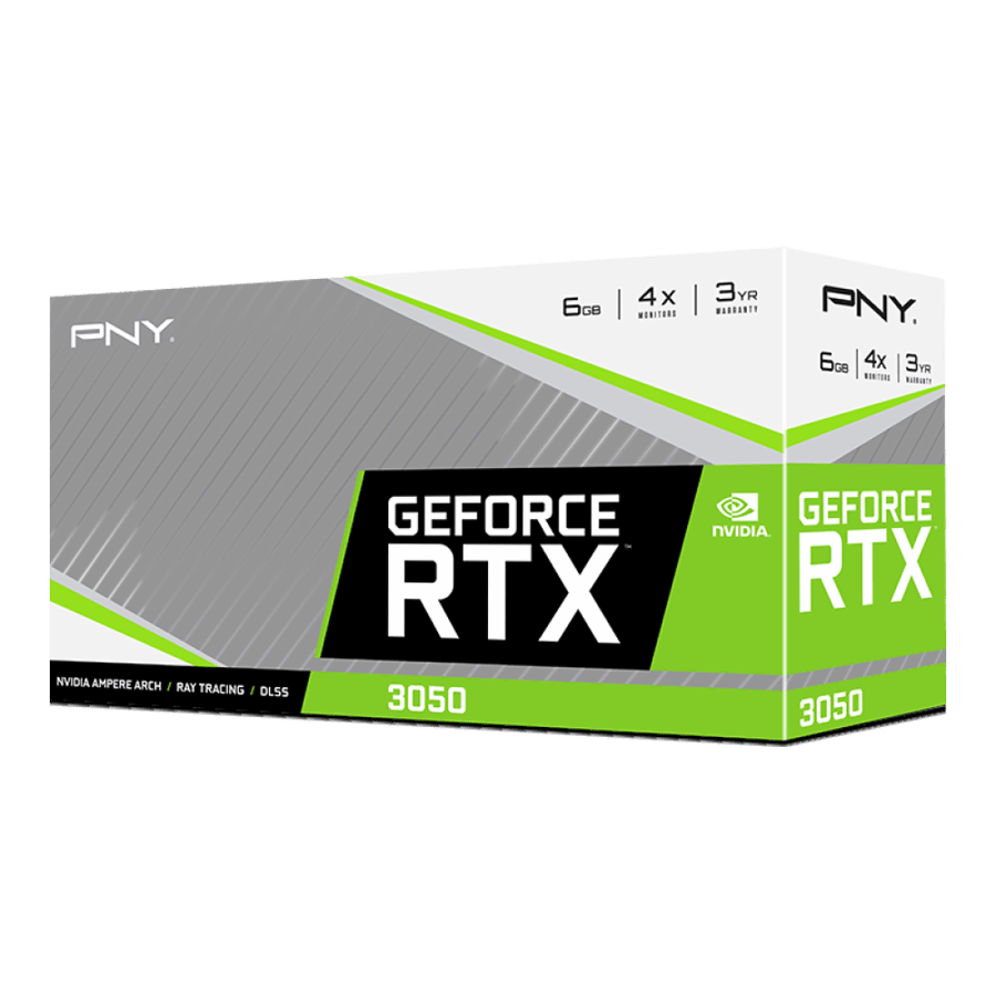 PNY GeForce RTX™ 3050 6GB VERTO™ Dual Fan