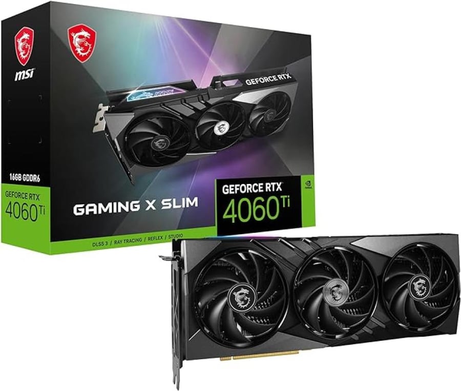 إم إس آي جيمينج اكس سلم GDDR6 - RTX 4060Ti 16GB كرت شاشة